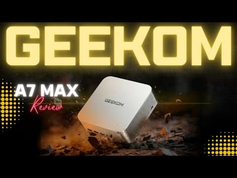 Geekom A7 Max 2026 Review — This Mini Pc Replaced My Desktop For Real Work