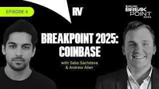 Breakpoint 2025: Coinbase Ft. Sabs Sachdeva