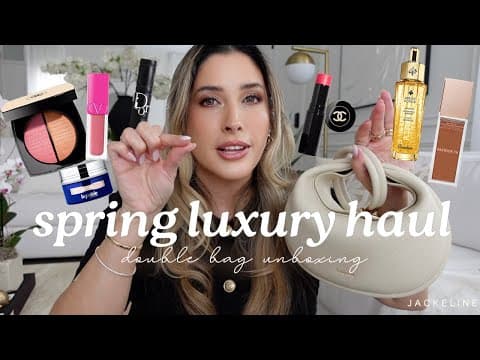 New Luxury Haul : Hot New Chanel, Dior, Guerlain, Valentino Lip Gloss + Songmont Bag Double Unboxing