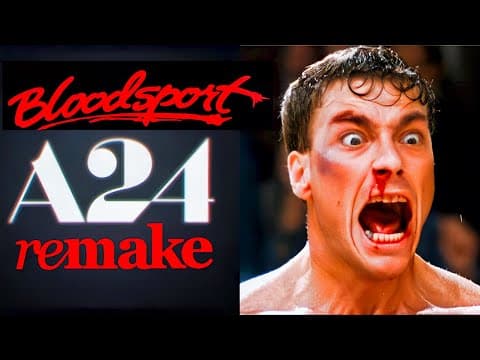 Should They Really Remake Bloodsport!? / A24 To Remake The Van Damme Classic Bloodsport #bloodsport