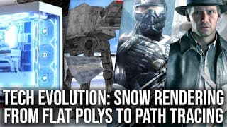 The Evolution Of Snow Rendering - From Flat Polygons To Path-traced Lighting [sponsored]