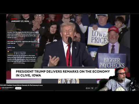 Trump Live On The Economy And Clawdbot Truth