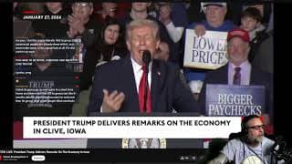 Trump Live On The Economy And Clawdbot Truth