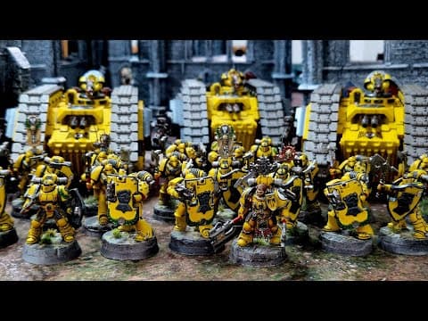 Imperial Fists Vs Death Guard And Sons Of Horus, Warhammer Horus Heresy Battle Report, 3rd Edition