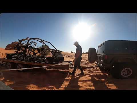 Rolled, Burned And Cut!  What A Day Of Off Road Recovery!