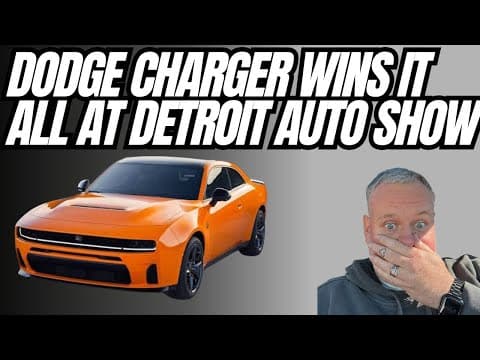 Dodge Charger Wins Detroit Auto Show Car Of The Year