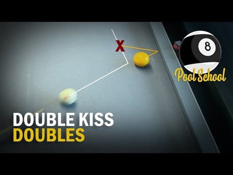 Potting Double Kiss Doubles | Pool Tutorial | Pool School