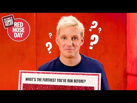 Jamie Laing Answers Ultra Marathon Challenge Questions! | Red Nose Day 2025