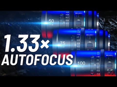 These Sirui Autofocus Anamorphic Lenses Are Insane