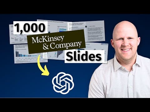 I Uploaded 1,000 Mckinsey Slides To Chatgpt. Here's What I Learned.