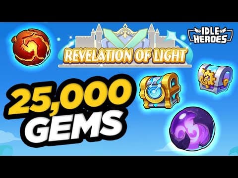 Idle Heroes - Only 25,000 Gems For Endgame Loot?!?!