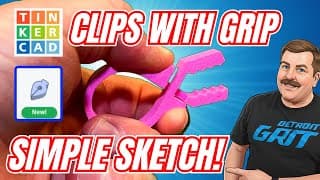 Tinkercad 3d Printable Clips With Grip: Sketch Like A Pro! 💯🔥