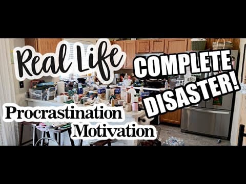 Real Life Complete Disaster Messy House Clean Up *real Life Procrastination Motivation / Messy House