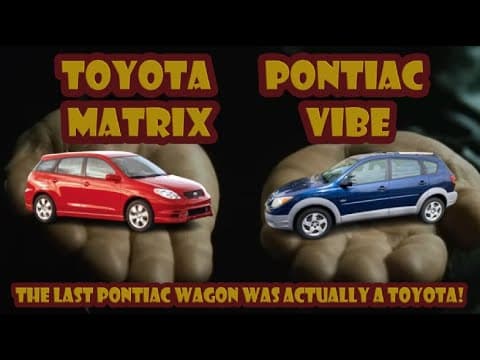 Here’s How The Matrix And Vibe Were The Last Toyota/gm Collaboration (includes Carpodgo Promo)