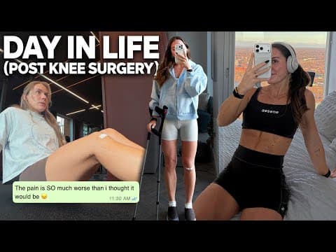 Day In The Life… Post Knee Surgery Reality?