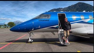 Amazing Flight With The Brand New Pc-24 In The Swiss Alps!