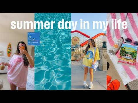 Perfect Summer California Day!! ☀️ Tanning, Coffee, And Disney