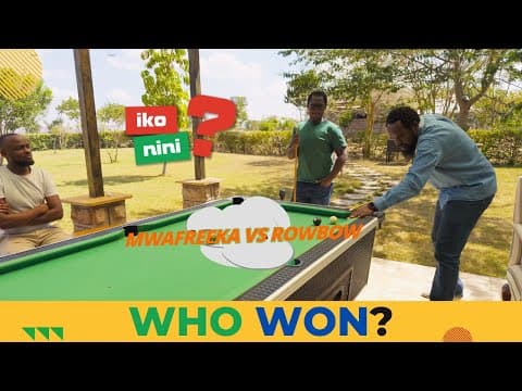 Rowbow Vs Mwafreeka: Ultimate Pool Showdown - Who's The Real King Of The Table?