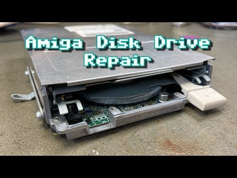 Amiga 600 Panasonic Ju-253 Disk Drive Repair