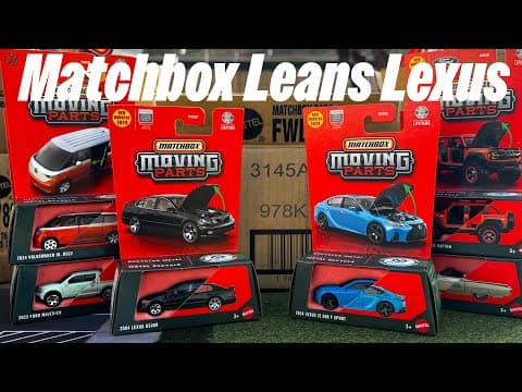 Matchbox Moving Parts 2026 Mix 2 – Full Lexus Showcase
