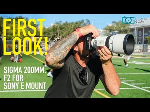First Look! Sigma 200mm F2 Dg Os | Sports Lens