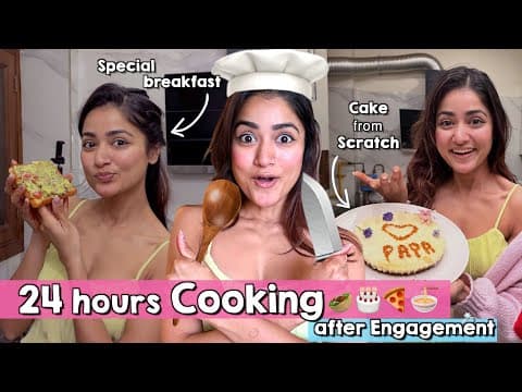 Cooking My Fiance’s Favourite Dishes For 24 Hours 😍 Will I Pass? 🍕🎂🌶🥑
