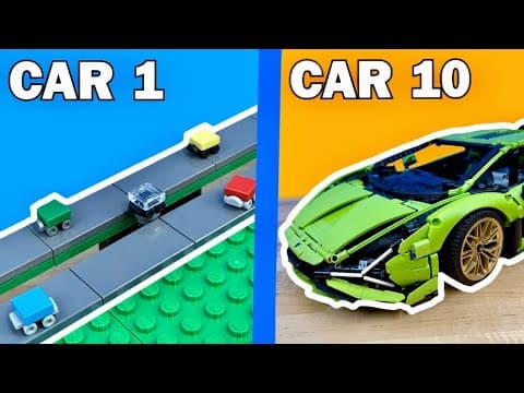 Smallest Vs Largest Working Lego Cars...