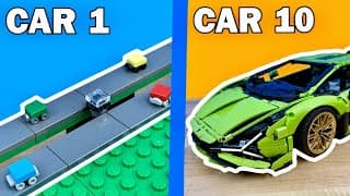 Smallest Vs Largest Working Lego Cars...