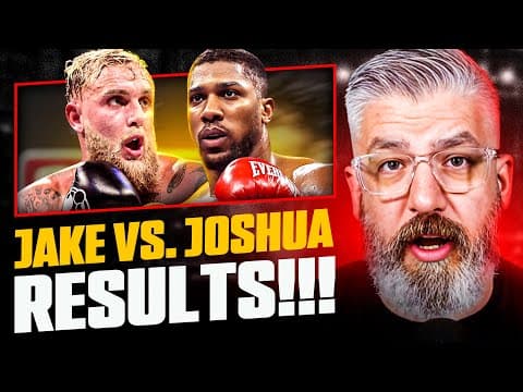 Luke Thomas: *live* Jake Paul Vs. Anthony Joshua Watchalong & Post-fight