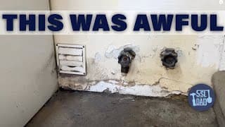 You Will Never Believe Where They Put The Dryer Vent.....