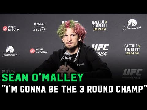 Sean O'malley: "i'm Going The First 3 Round Champion. It's My Dream"