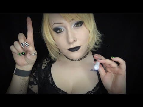 Asmr | Your Goth Friend Gives You An Eye Exam!