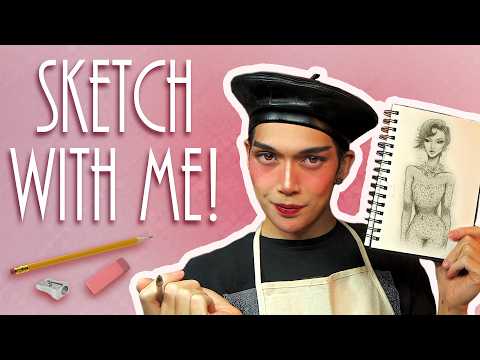 Sketch With Me Before I Start A New Doll... Because Their Clothes Aren't Here Yet 😓