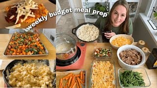 🥦☀️weekly Meal Prep Made Easy! Quick & Budget Friendly