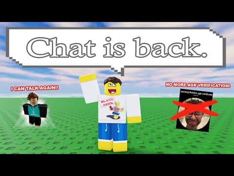 If Roblox Added Chat Back