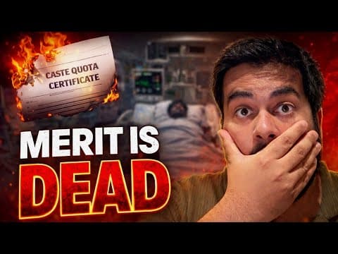 Minus Cut-off In Neet 2026 - India Isn’t Improving In 2026. It’s Normalising Failure.