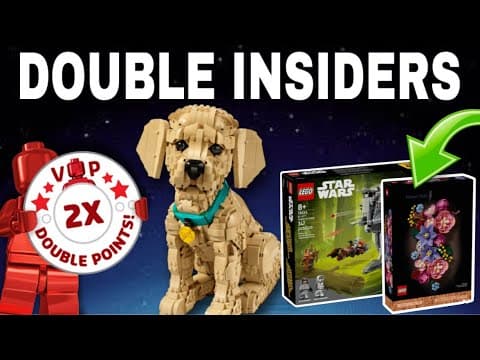 Lego Double Insiders Weekend & New February Releases