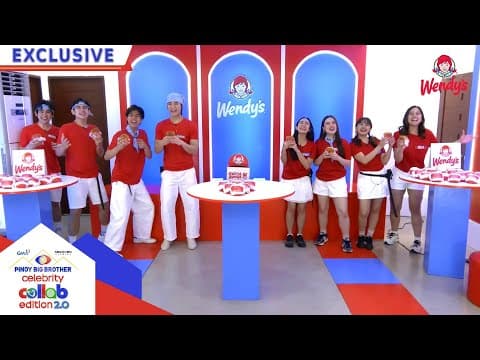 Get The Wendy’s Baconator Challenge | Pbb Collab 2.0