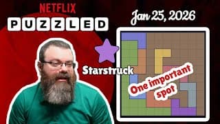 Starstruck Jan 25, 2026 | Netflix Puzzled