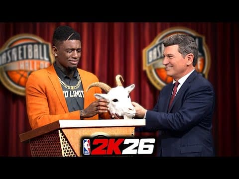 Nba 2k26 Mycareer Full Movie | Hall Of Fame Speech | Retiring As The Goat 🐐