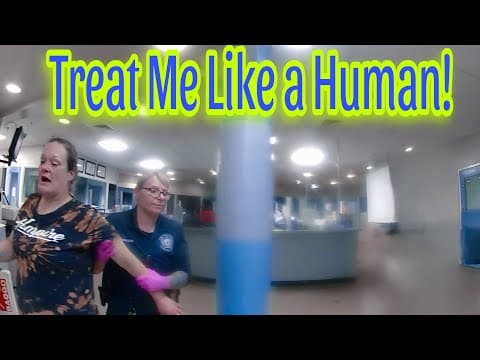 Angry Women In Ditch Threatens And Spits In Deputies Face