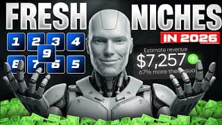 I Found 9 Goldmine Fresh Niches For 2026 | Ai Automation Full Course