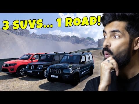 Scorpio S11 Vs Scorpio N Vs Bolero – Extreme Ghat Overtake!