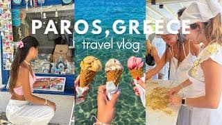 Paros Greece Vlog | Tzatziki Chips, Clay Masks & Greek Cooking Class