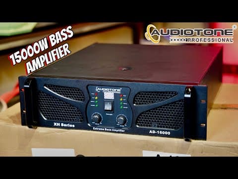 Dj Bass को हिला कर रख देगा।15000w Amplifier For Bass Audiotone Ad16000