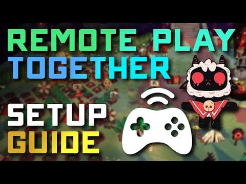 🎮 How To Use Steam Remote Play Together (2025 Tutorial) - W/ Cult Of The Lamb 🌐✨