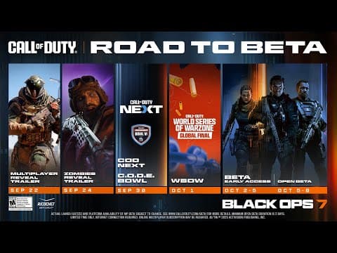 Black Ops 7 Beta Preview (multiplayer, Zombies & More Reveals)