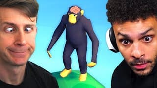 Two Idiots Attempt To Control One Ape