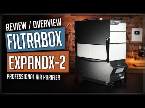 The Perfect Fume Extractor For Laser Cutters | Filtrabox Expandx-2 Review
