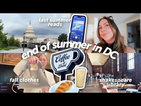 End Of Summer Week In My Life: Shakespeare Cafe, Latest Reads, New Fall Pieces, Fun Recipes